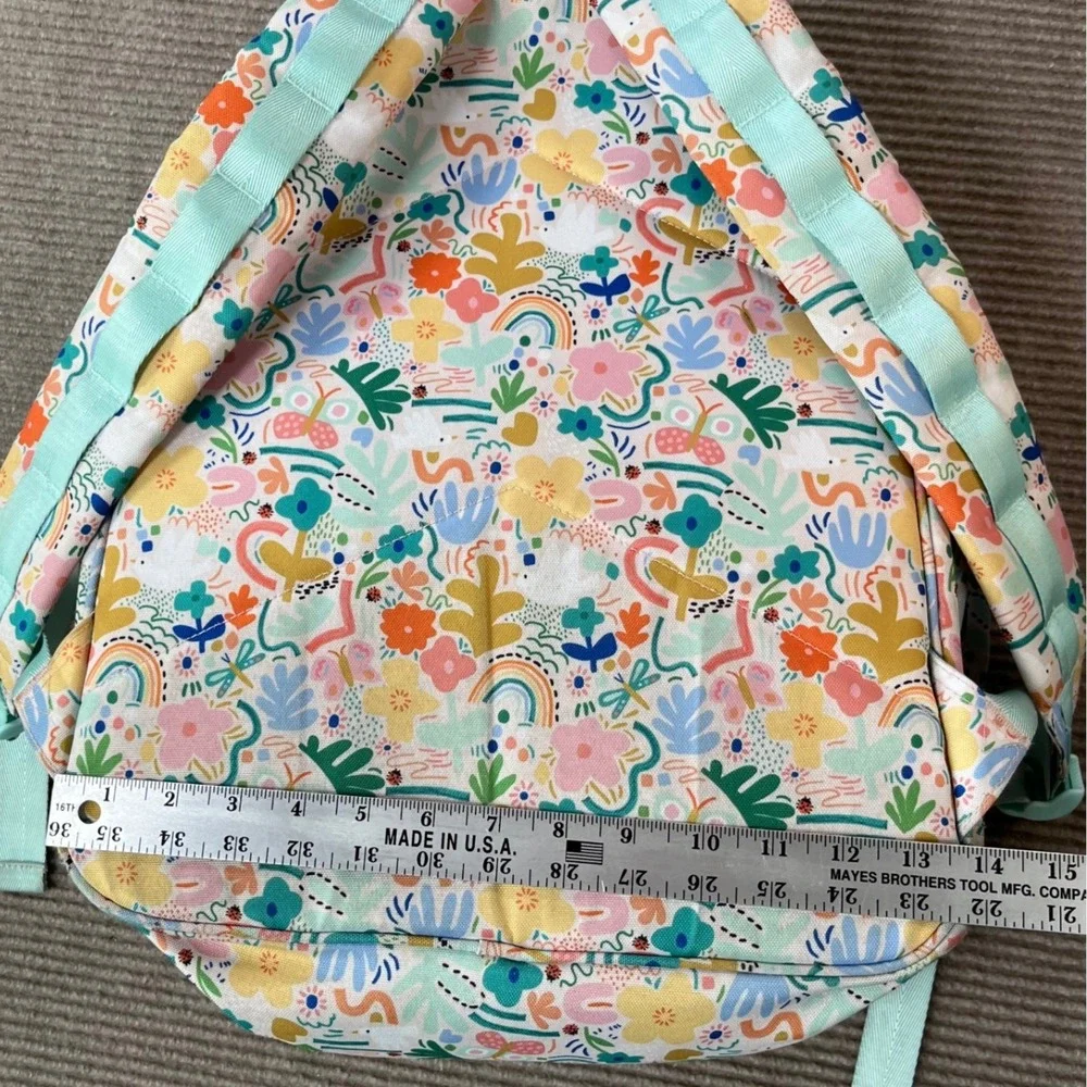 Crate & Kids Floral Rainbow Backpack and Lunch Box Set Embroidered 'Finley'